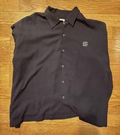 SEE SEE ブラック長袖ポロシャツXXXXL SEE SEE ブラック長袖ポロシャツXXXXL
