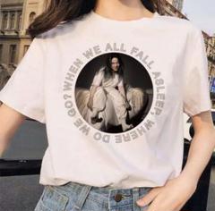 ビリー・アイリッシュ プリントTシャツ 白 レア おしゃれ