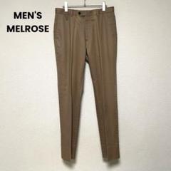 zo701 MEN'S MELROSE メンズメルローズ/艶感スラックス