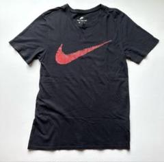 Nike ブラック Tシャツ スウッシュロゴ90s00s古着 ギザギザ