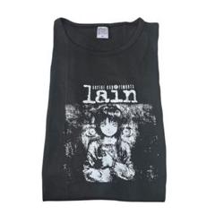 エヴァンゲリオン lain 岩倉玲音 海外 tシャツ 黒 オマージュ エヴァンゲリオン lain 岩倉玲音 海外 tシャツ 黒 綾波レイ