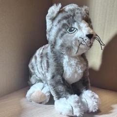 IKEA 猫のぬいぐるみ グレーとブラックのストライプねこ