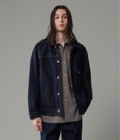 【美品】ADAM ET ROPE' 濃紺 デニムジャケット ADAM ET ROPÉ HOMME(アダム エ ロペ オム) / 【コットンUSA