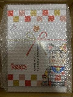 BE@RBRICK 招き猫 ペコちゃん 福 銀メッキ 100％＆400％のサムネイル