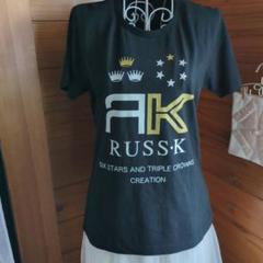 レディーストップス　TシャツLサイズ　RUSS・K　黒