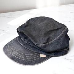 Stussy デニム ワークキャップ ヴィンテージ風 帽子