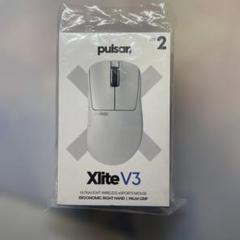 pulsar Xlite V3 ワイヤレスマウス サイズ2 ホワイト　白