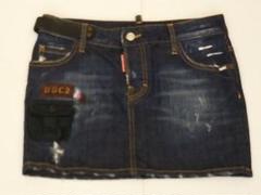 [新品未使用タグ付き] DSQUARED2 デニム　ダメージ加工　ミニスカート zx-sk0002-01.jpg