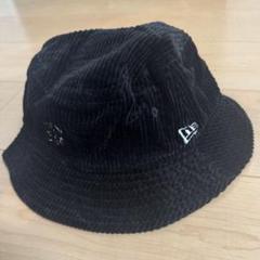 NEW ERA コーデュロイ バケットハット ブラック