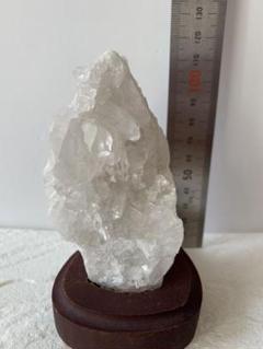 水晶天然石　クラスター　台座付き