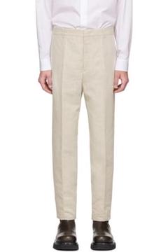 JIL SANDER 20SS ベージュ Thynne トラウザーズ JIL SANDER 20SS ベージュ Thynne トラウザーズ - メルカリ