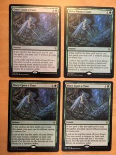 むかしむかし 英FOIL4枚セット