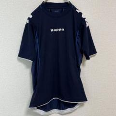 kappa カッパ Tシャツ 刺繍 プリント ロゴ ネイビー スポーツのサムネイル