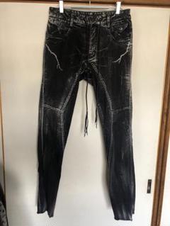 kmriiケムリ レザー紐ペイントパンツ 14th addiction lgb kmriiケムリ レザー紐ペイントパンツ 14th addiction lgb - メルカリ