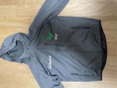 ATHLETA フード付きジャケット S グレー
