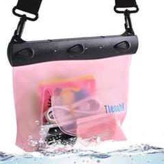防水バッグ プールバック IPX8 海水浴 川遊び トアウトドア ピンク M
