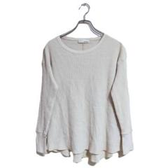 Lily Brown 長袖カットソー F ワッフル生地 シンプル 上品 シンプル