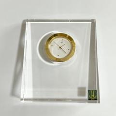 HOYA クリスタル 置時計