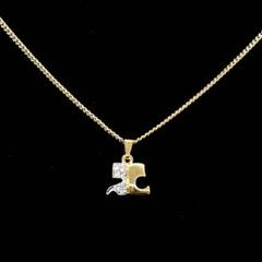 美品✨ クレージュ ネックレス ロゴ ラインストーン ゴールド 箱付き