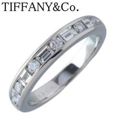 ティファニー チャネル ハーフエタニティ リング 9号 幅3.9mm【22305 TIFFANY&Co. ティファニー チャネル ハーフエタニティ ダイヤ