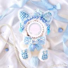 ぬい服 着ぐるみ 16cm おすわり 新衣装サイズ いちごチャーム R7