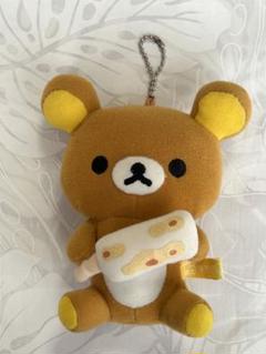ご当地限定 リラックマ 秋田限定 きりたんぽでだららん ぬいぐるみキーチェーン