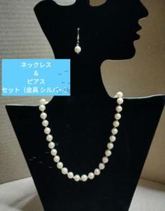 〘2〙ネックレス＆ピアス！ スワロ♬　シルバー　スワロフスキー！！