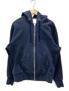 福袋 セール HELMUT LANG パーカー ライダース調 ウォッシュド加工 ネイビー系 P ジャケット・アウター