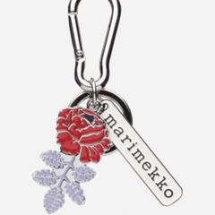 新品未使用　マリメッコ ウニッコ　キーホルダー　レッド marimekko （ネコポス配送） マリメッコ ストラップ メンズ