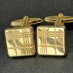 美品✨バーバリー カフリンクス カフス 高級感 シルバー