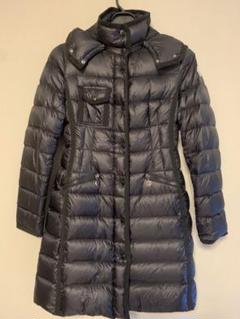 MONCLER(モンクレール) ダウンコート サイズ00 XS レディース美品 HERMINE(エルミンヌ) グレーベージュ 長袖/冬