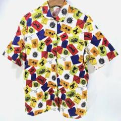 Se.Range 半袖シャツ 柄シャツ アロハシャツ ポップ ビビット 大きめ