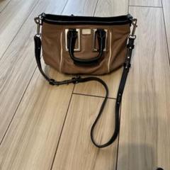 Chloé レザーショルダーバッグワイドレッドリボン金具