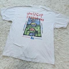入手困難 2XL相当 ワールドカップ98 W杯 Tシャツ Hanes 白
