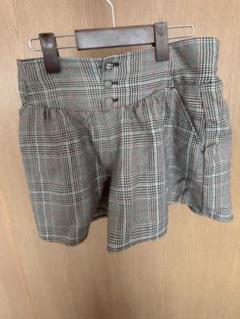 【美品】OLIVE des OLIVEチェック柄キュロット