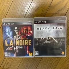 LAノワールとHEAVY RAIN PS3 ゲームソフトセット