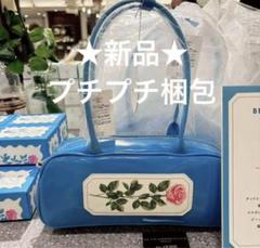【限定お値下げ！】ルルメリー　ビームス　コラボ　トートバッグ ブルー ♦︎新品未使用品♦︎ルルメリー×BEAMS(ビームス)コラボトート