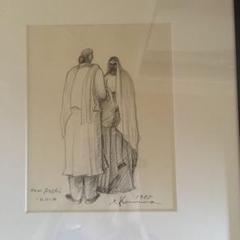 川村 勇 「インドにて」 デッサン画 美術品 アート 川村勇 インドにて - メルカリ