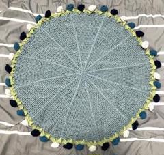 ハンドメイド バラ 花束 ブランケット ブーケ ローズ 手編み かぎ編み