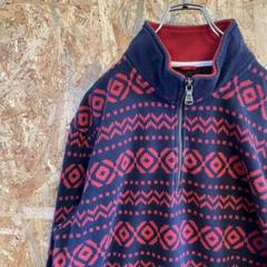 AE8073 TOMMY HILFIGER ハーフジップトレーナー ネイビー