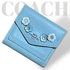 COACH 、ティーローズ、アップリケシリーズ、シャンブレー、財布。本革。 パイソン長財布 | ディープグリーン - 『皮革に製品としての生命