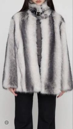 【最終値下げ】LAGUAGEM FAUX ファーコート　GRY Sサイズ LAGUA GEM | FAUX ファーコート (コート ) |SHEL'TTER WEBSTORE
