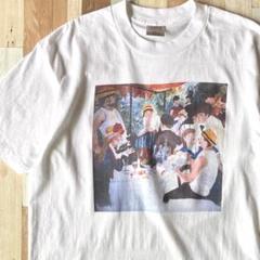 90s ルノワール ヴィンテージ アートプリントTシャツ L ONEITA 古着