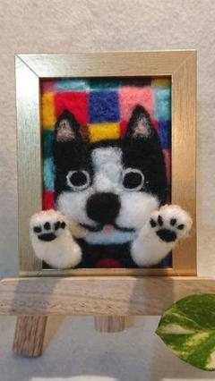 AIKA FELT 羊毛フェルト絵画　額絵「季節の変遷」　壁掛け/置き AIKA FELT 羊毛フェルト絵画 額絵「季節の変遷」 壁掛け/置き
