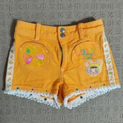 メゾピアノ　ショートパンツ　120　ラブちゃん　レトロ