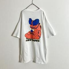 STACKS　スタックス　プリント　 半袖Tシャツ　Lサイズ　ホワイト　白