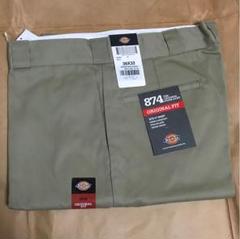 Dickies 874 36X32 カーキー