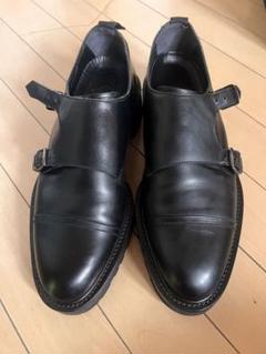 WH ダブルモンク　25 1/2 ブラック WH - 《BEKKU HOMME別注》【Zソール】 柔らかい革 フンシャル