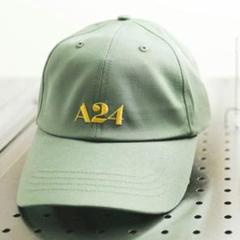 【新品】A24ロゴ キャップ ステッカーおまけ付き 新品】A24ロゴ キャップ ステッカーおまけ付き