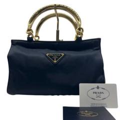 【極美品】PRADA ナイロン ハンドバッグ 黒 B3811 プラダ
